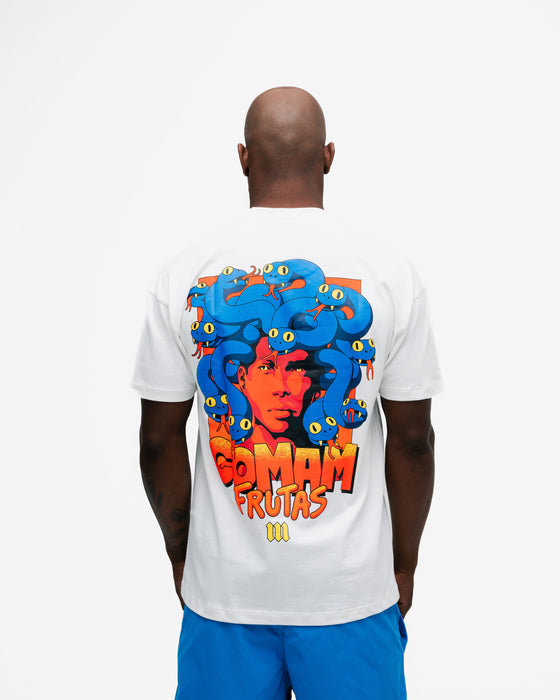 Camiseta Oversized Comam Frutas Gorgons Off White