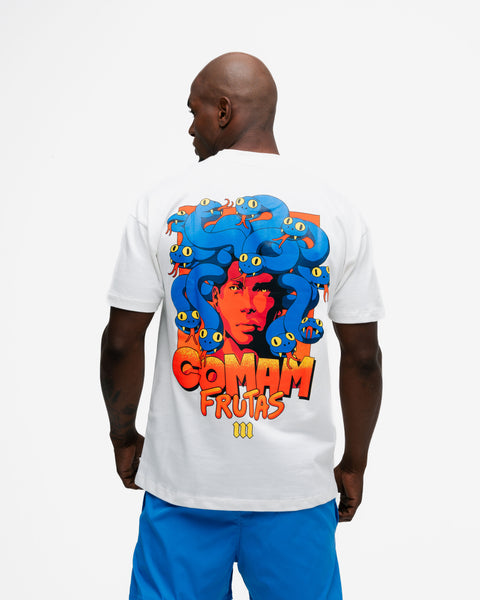 Camiseta Oversized Comam Frutas Gorgons Off White
