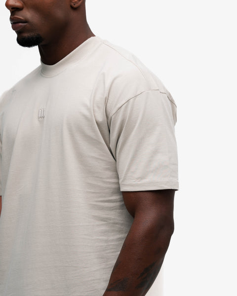 Camiseta Oversized Mith Nation Adornment Bege