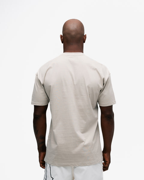 Camiseta Oversized Mith Nation Adornment Bege