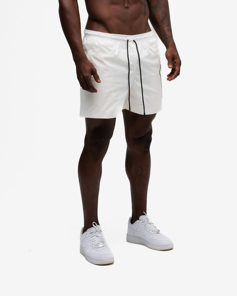 Shorts de Tactel Mith Nation Performance Embroidery Off White
