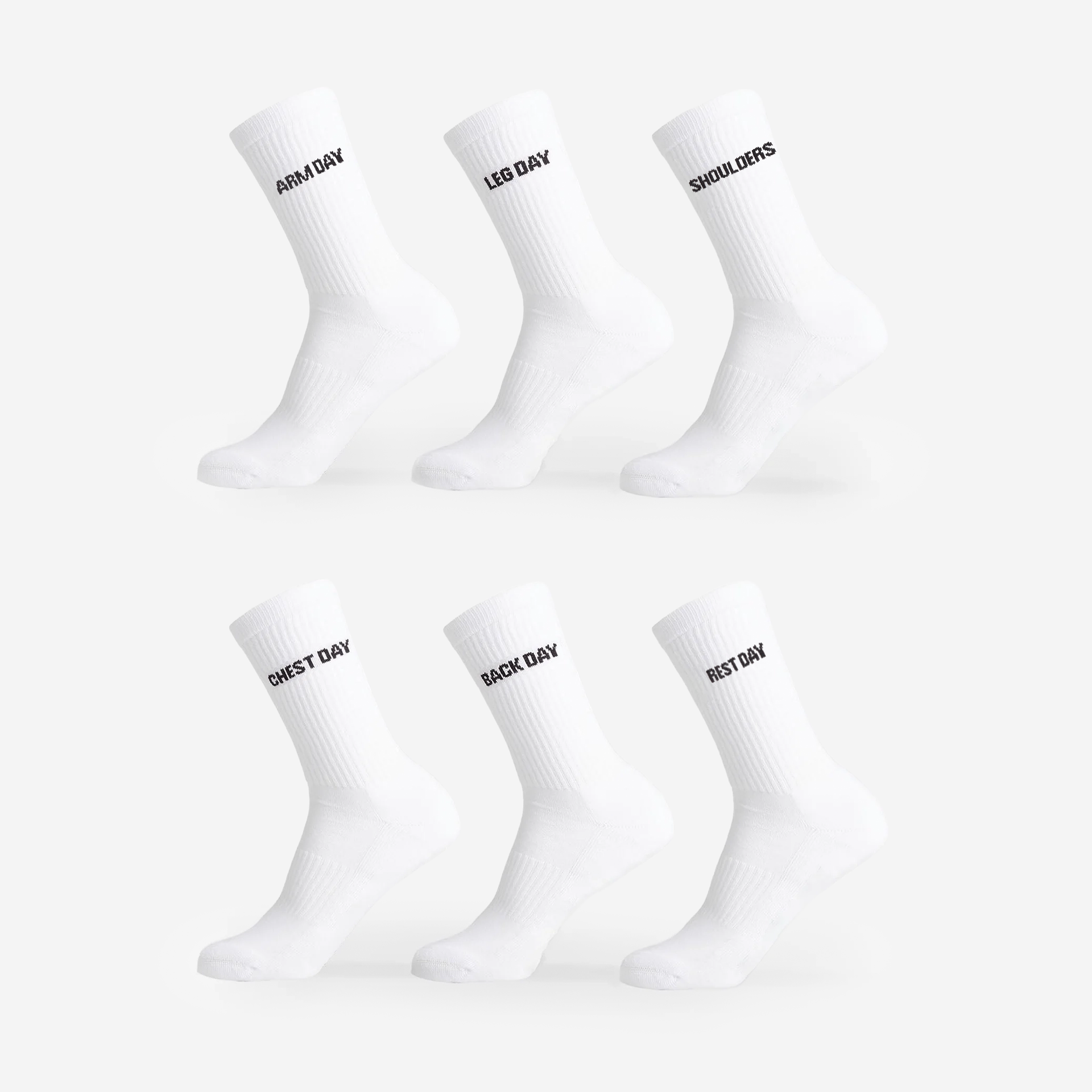 Kit 6 Meias Training Pack Branco