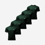 Kit 5 Camisetas Dry Fit Mith Verde