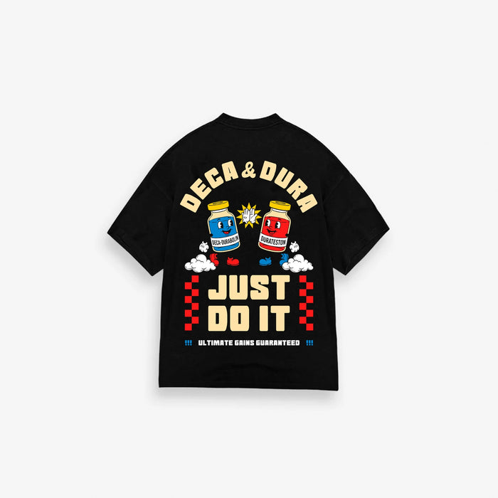 Camiseta Oversized Treino Preta Just Do It