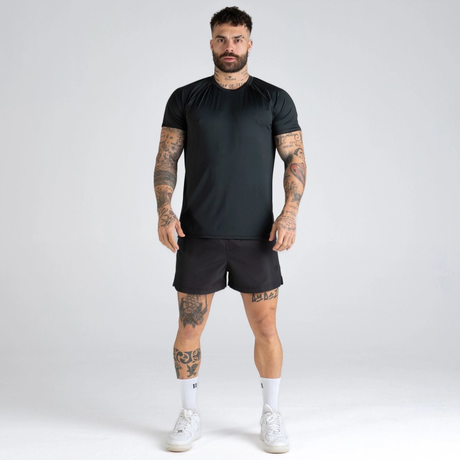 Camiseta Raglan Mith Nation Pro Preto