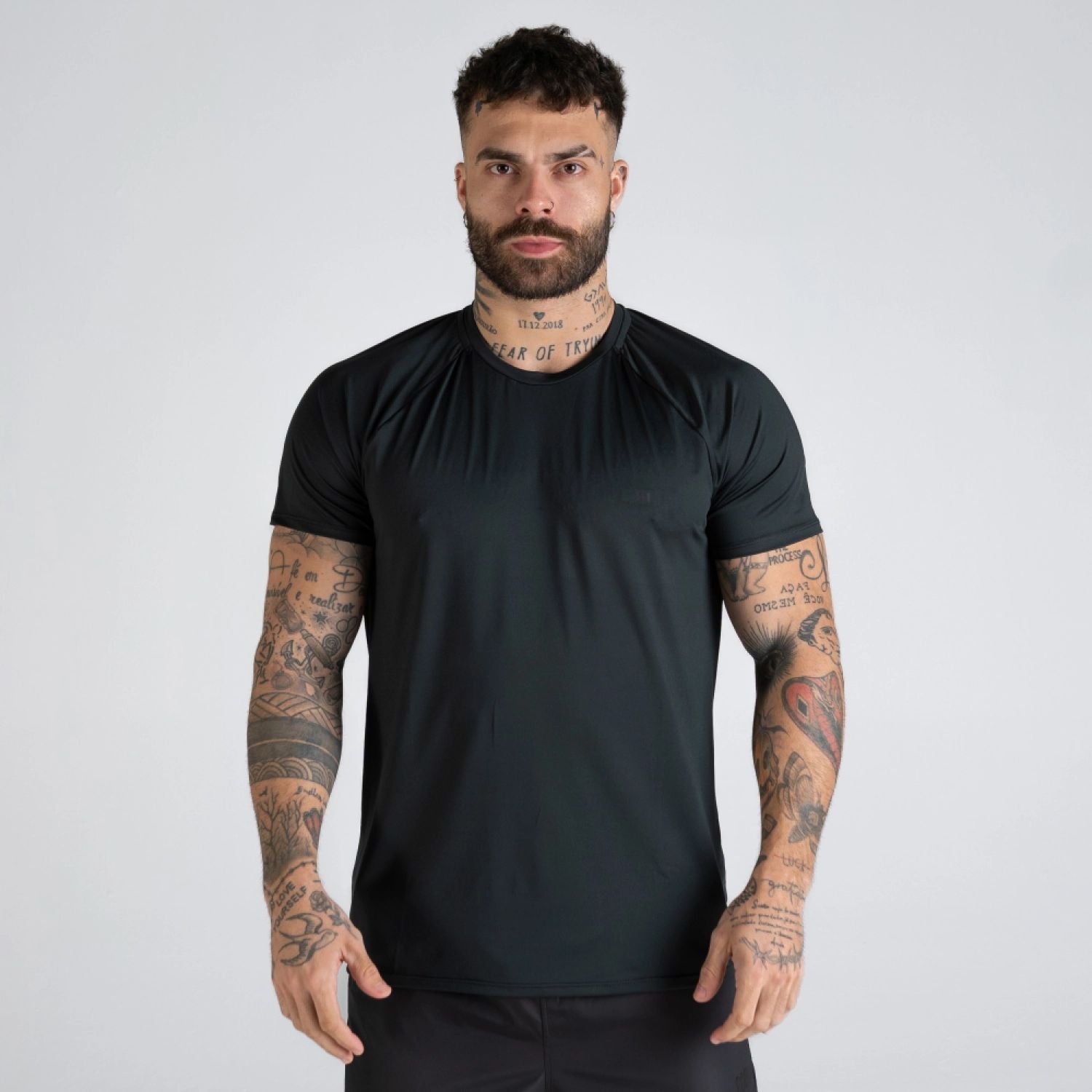 Camiseta Raglan Mith Nation Pro Preto