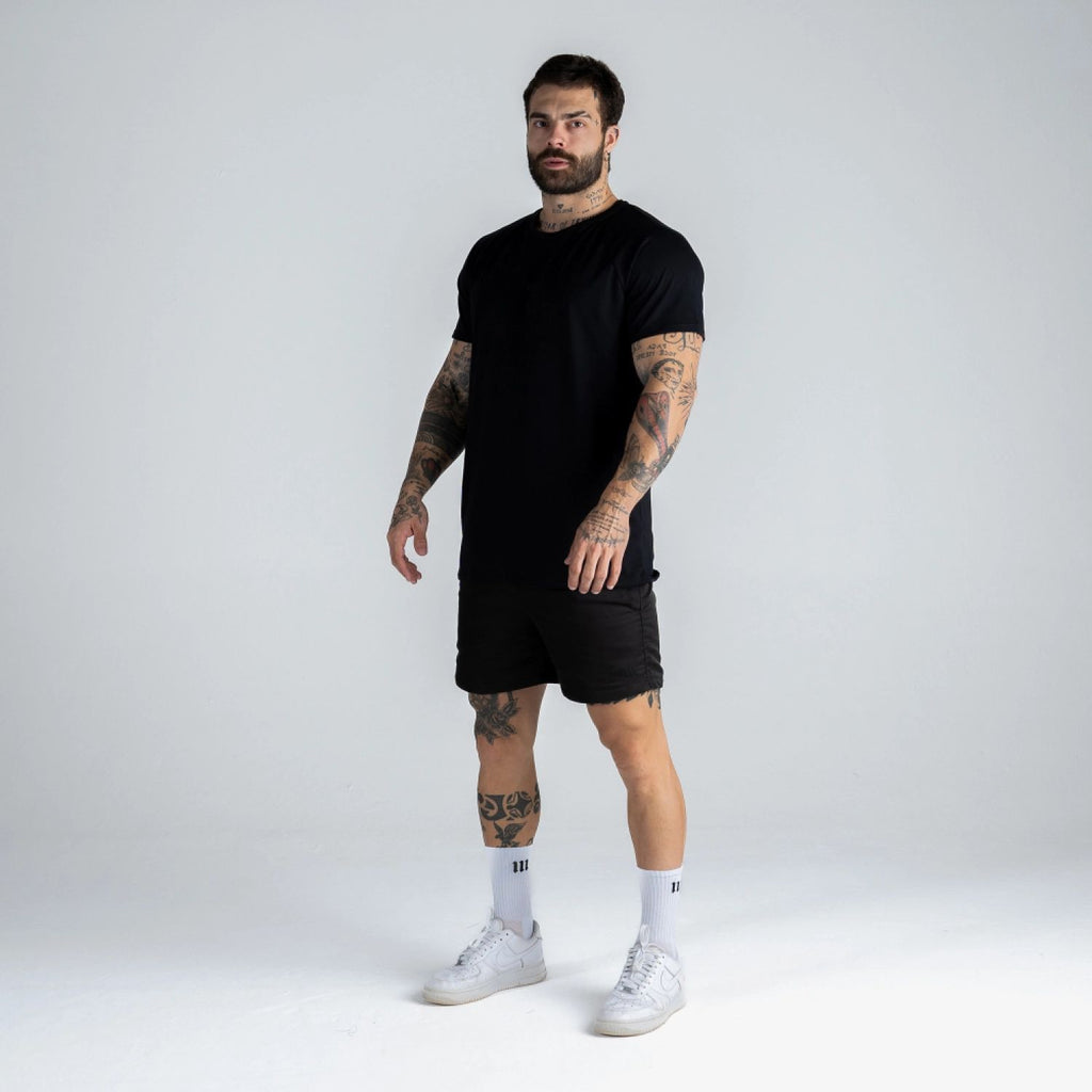 Camiseta Raglan Mith Nation Peruvian Preto