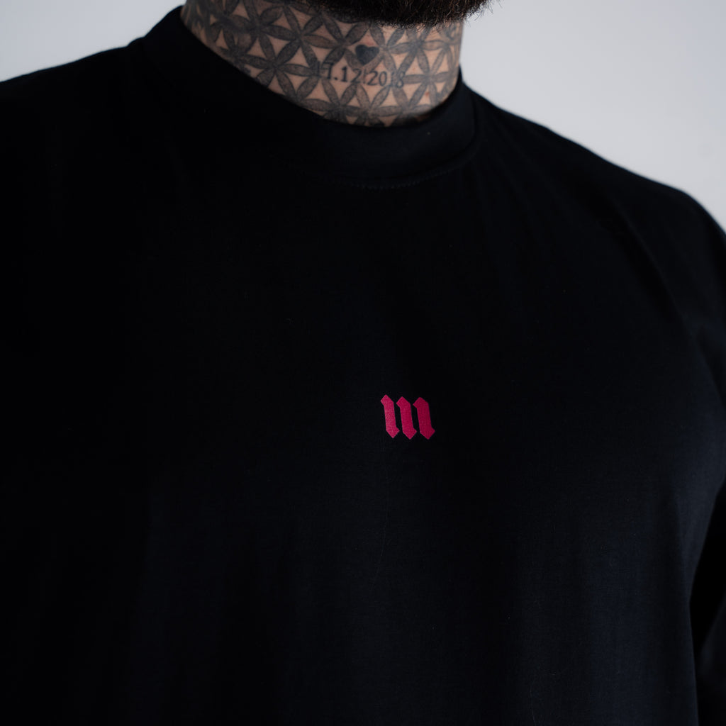 Camiseta Oversized Mith Nation Graphic Preto