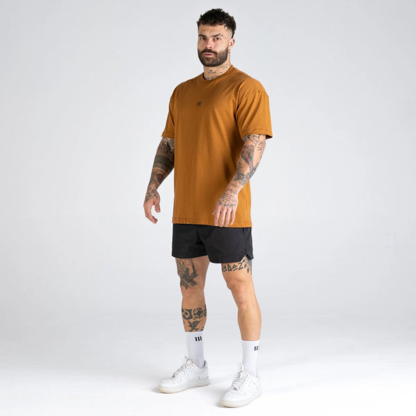 Camiseta Oversized Mith Nation Essentials Marrom