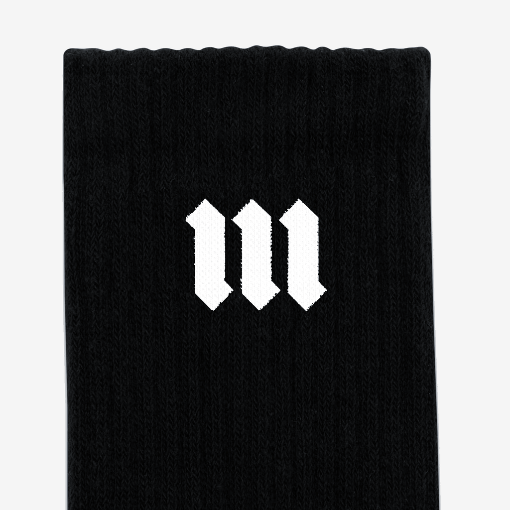 Meia Cano Alto Essential Mith Preto