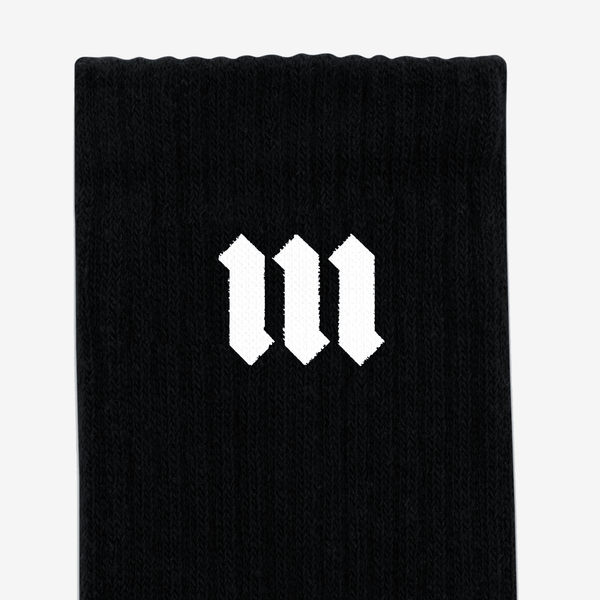 Meia Cano Alto Essential Mith Preto