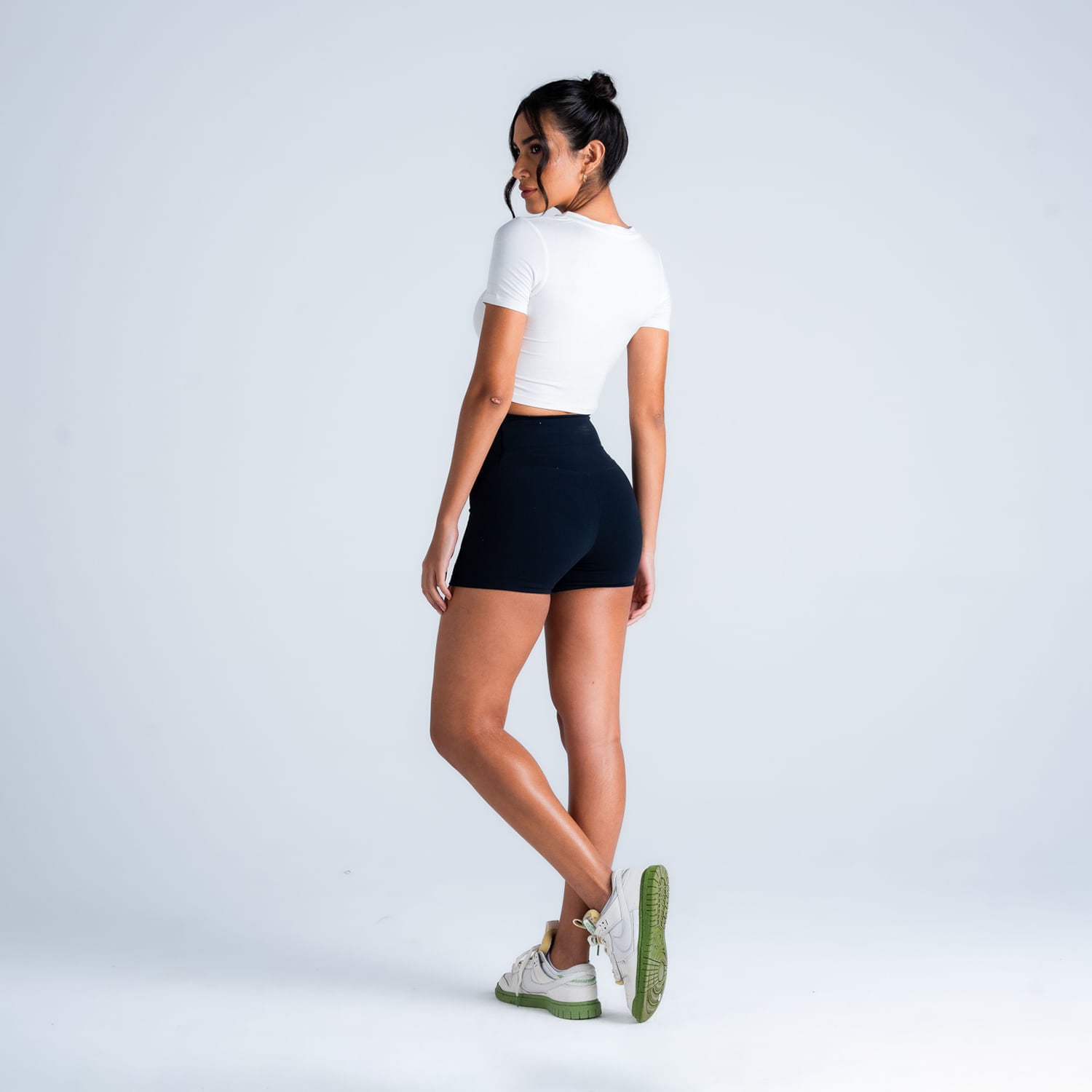 Cropped Básico Comam Frutas Logo Off White