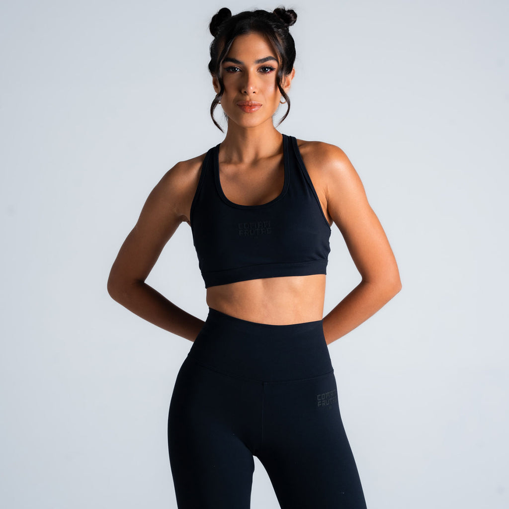 Top Feminino Comam Frutas Logo Preto