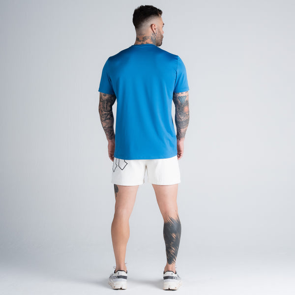 Camiseta Dry Fit Logo Light Blue