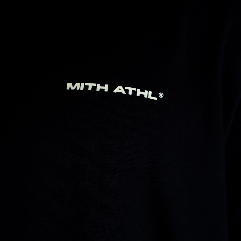 Camiseta Oversized Athl Doodle Preto
