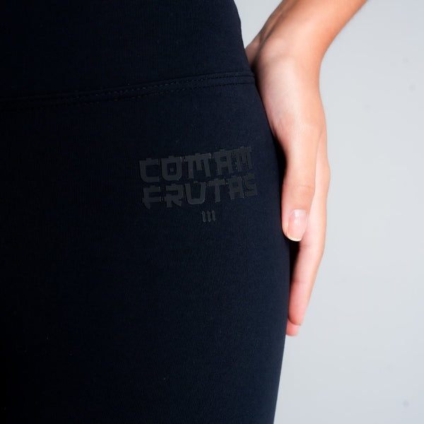 Legging Feminino Comam Frutas Logo Preto