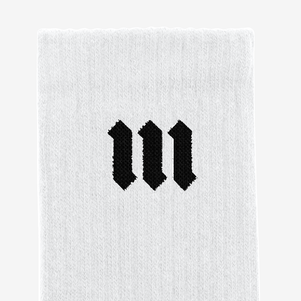 Meia Cano Alto Essential Mith Branca