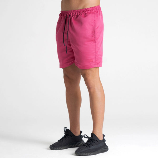 Shorts de tactel Mith Nation Pink