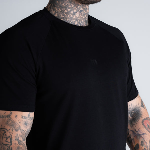 Camiseta Raglan Mith Nation Preto