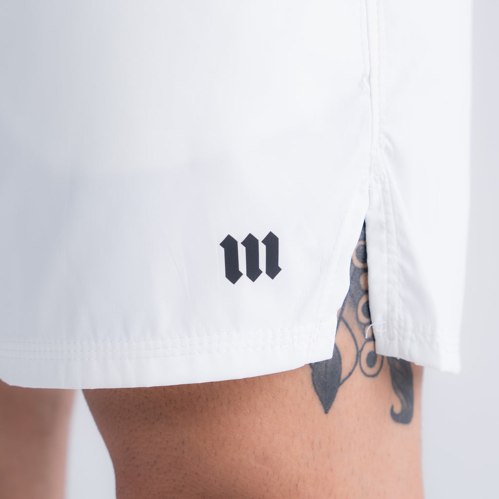 Shorts Curto de Tactel Performance Mith Nation Off White