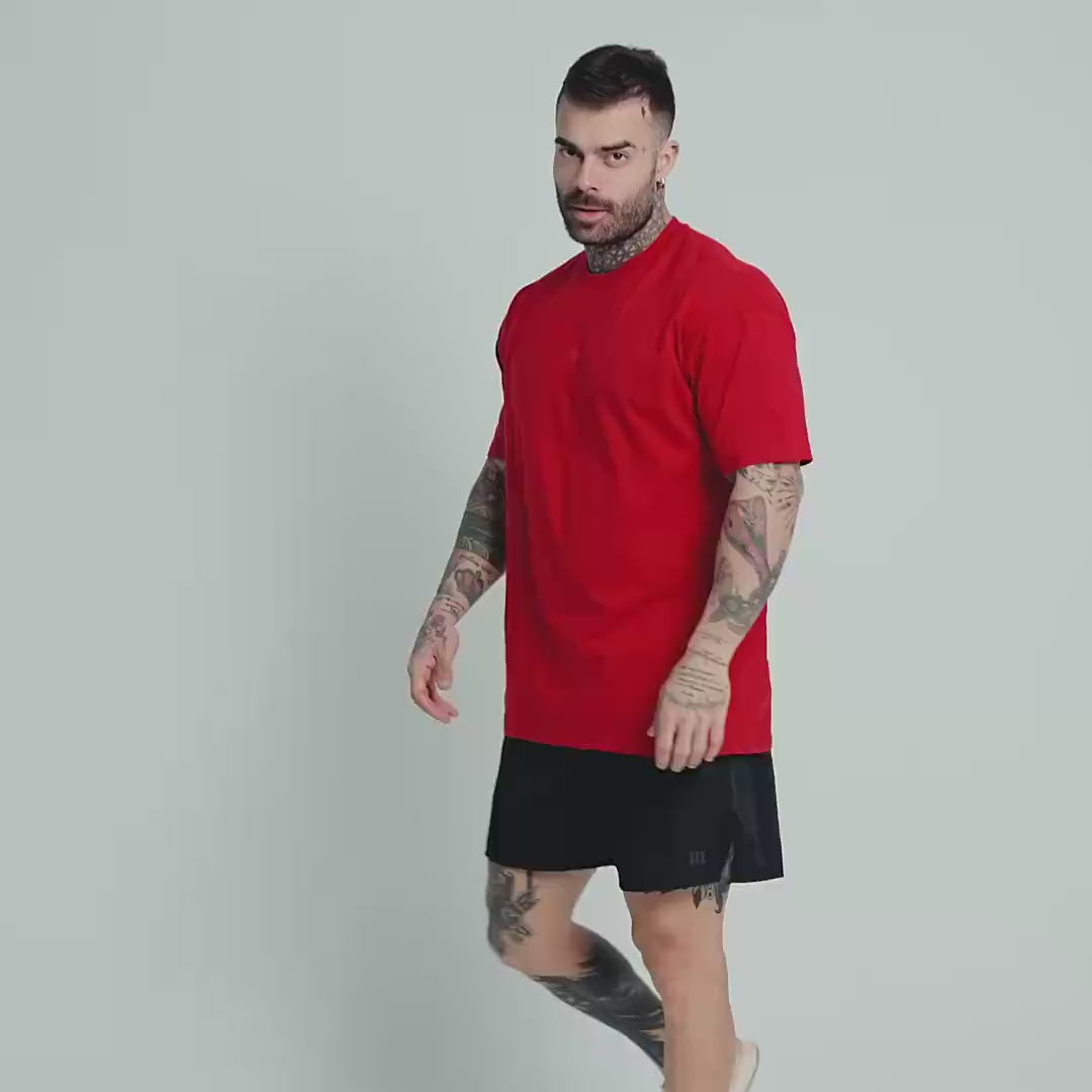 Camiseta Oversized Symbol Vermelho Mith