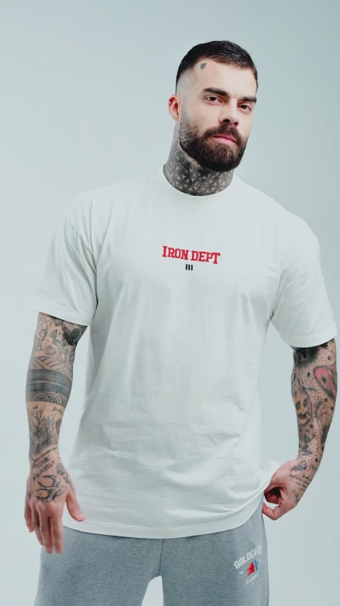 Camiseta Oversized Mith Golden Season Off White