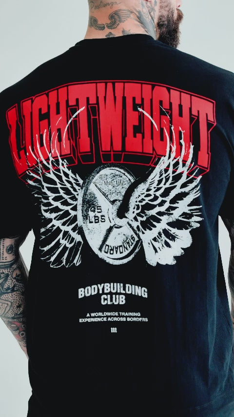 Camiseta Oversized Treino Preta Mith Light Weight