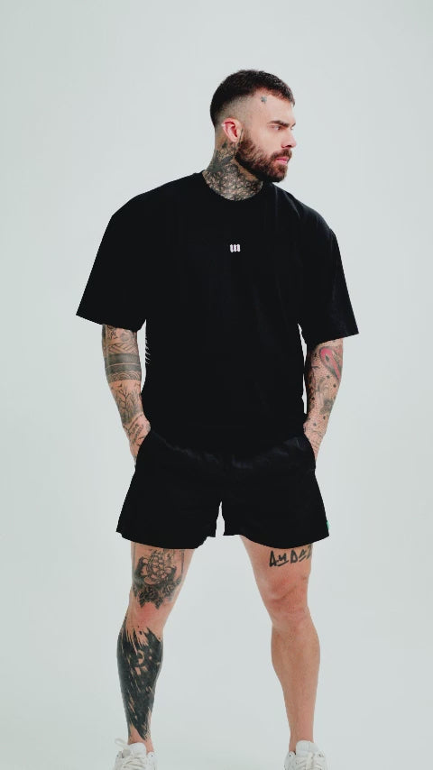 Camiseta Oversized Mith Nation Comb Preto