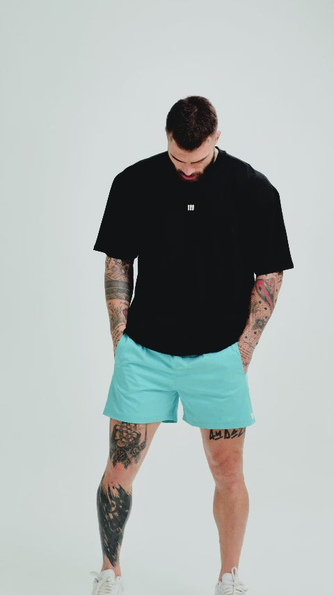 Camiseta Oversized Mith Nation Scribble Preto