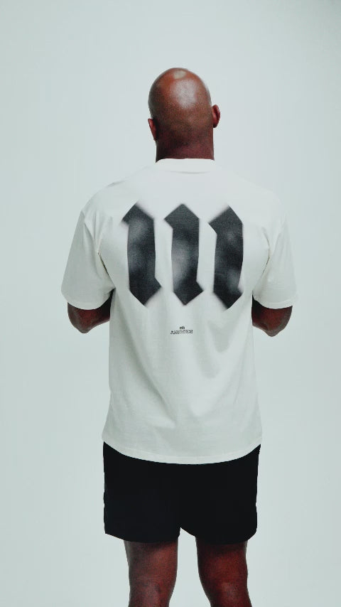 Camiseta Oversized Mith Nation Blur Off White