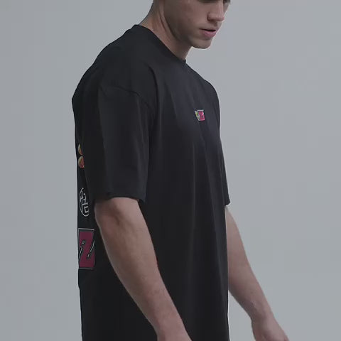 Camiseta Oversized Dragon Ball Z Goku Sayajin Preto