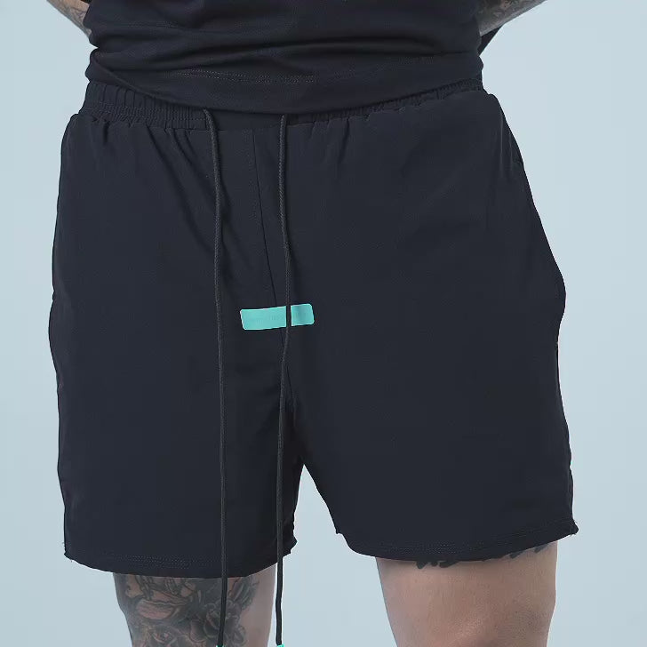 Shorts de Tactel Mith Aesthetics Preto
