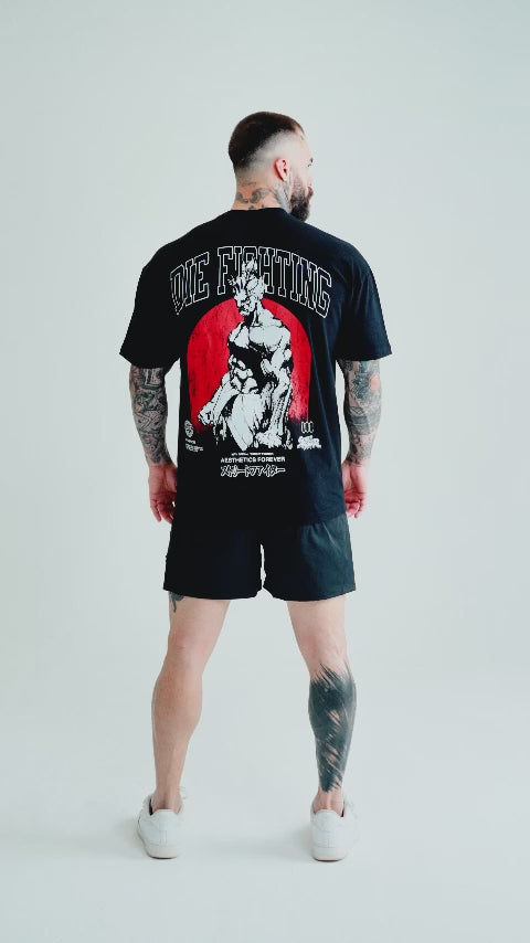 Camiseta <strong>Oversized Treino</strong> Mith Akuma Preto